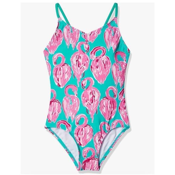 Kanu Surf Girls Jasmine Beach Sport Halter One Piece Swimsuit 7 Brooke Black - View #5